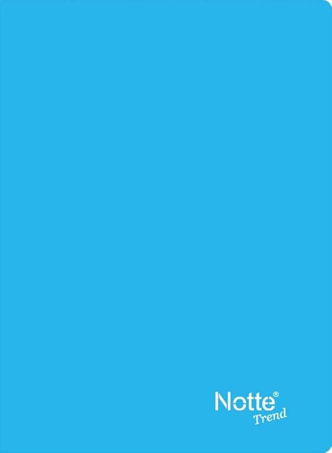 Notte Trend PP Squared Lined Notebook 40-Sheet, A5 Size